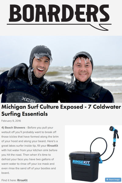 Boarders Mag Features RinseKit