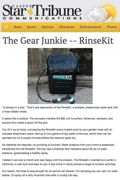 Casper Star Tribune Features RinseKit