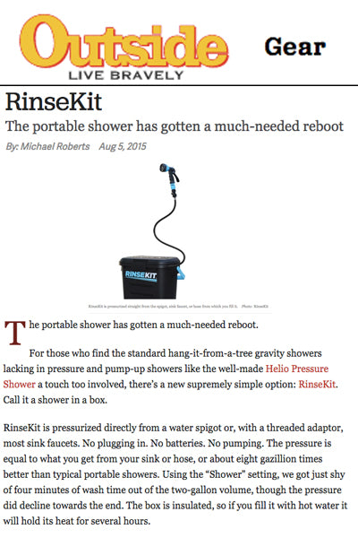Outside Reviews RinseKit