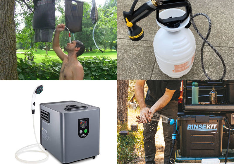 How does a Portable Shower Work?