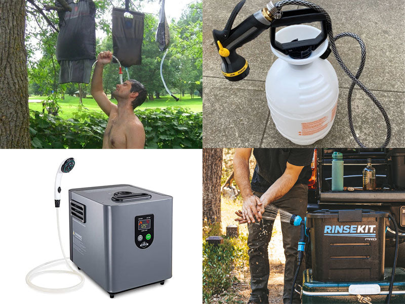 How does a Portable Shower Work?