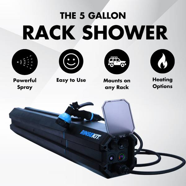 5 Gallon RinseKit Rack Shower