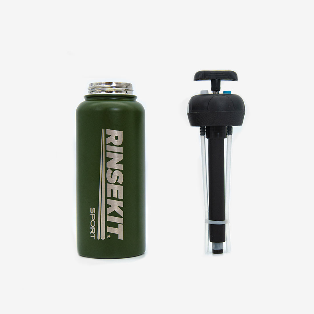32 oz RinseKit Sport Misting & Spray Water Bottle