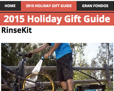 Bike World News Includes RinseKit in Gift Guide