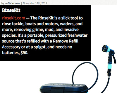 In-Fisherman Features RinseKit