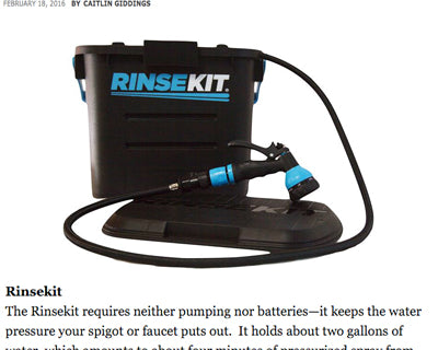 Bicycling Mag Features RinseKit