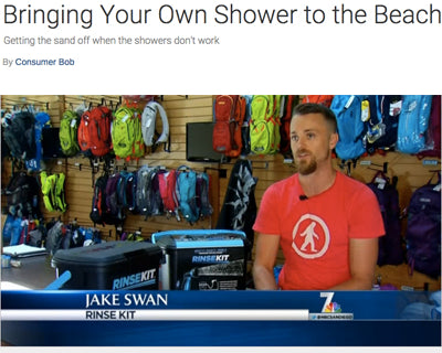 NBC San Diego Features RinseKit for Shower Shutoff Story