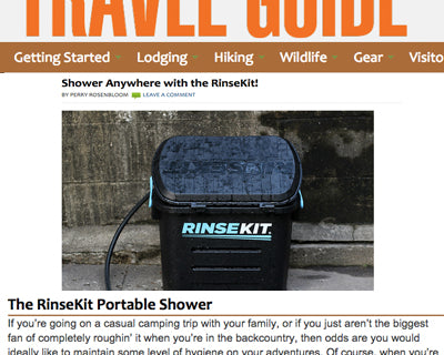 Glacier National Park Travel Guide Features RinseKit