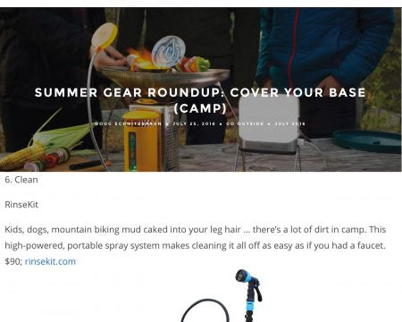Elevation Outdoors Features RinseKit