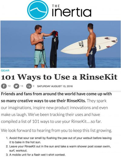 The Inertia: 101 Ways to Use a RinseKit