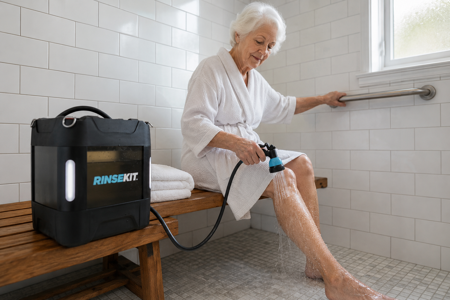 Portable Showers for the Elderly: A Low-Cost Alternative to Walk-In Tubs