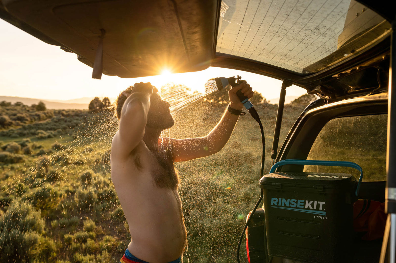 How to Shower When Boondocking RinseKit