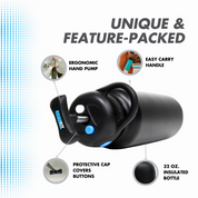 32 oz RinseKit Sport Misting & Spray Water Bottle