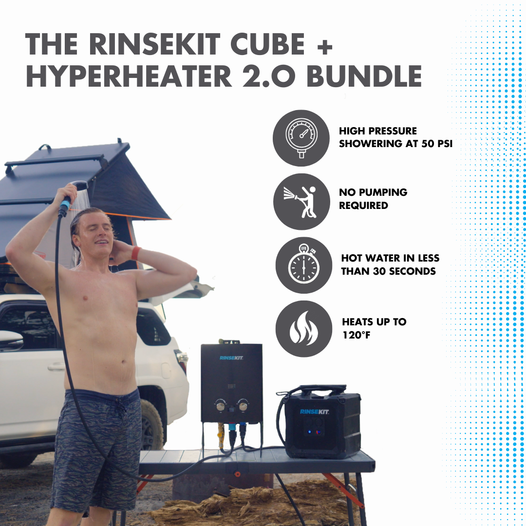 RinseKit Cube + HyperHeater 2.0 Bundle