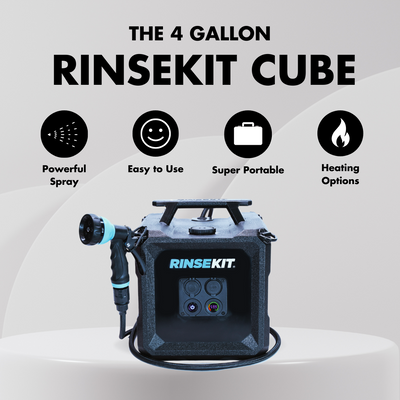 4 Gallon RinseKit Cube Portable Shower