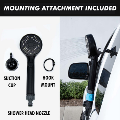 Shower Nozzle with Mount