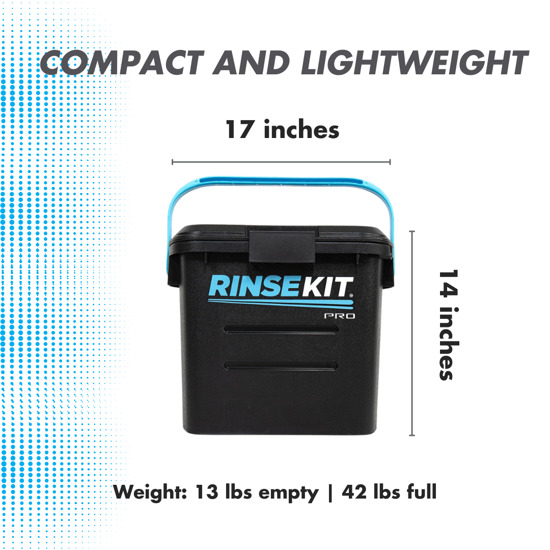 Grey Rinse Kit Blemished 3.5 Gallon RinseKit PRO