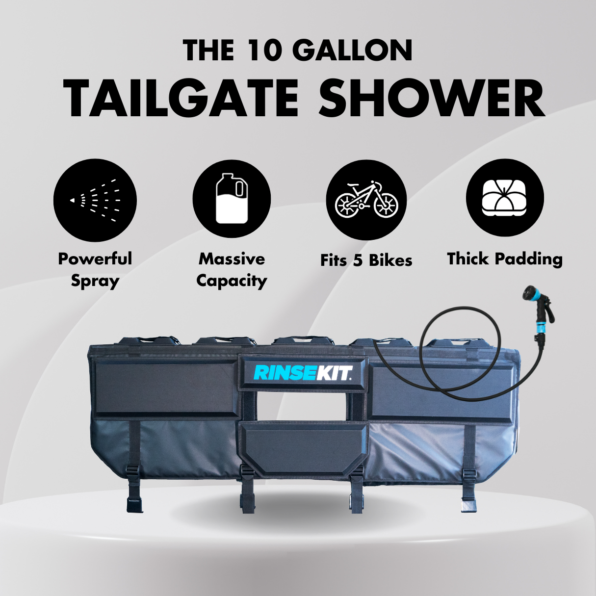 10 Gallon RinseKit Tailgate Shower