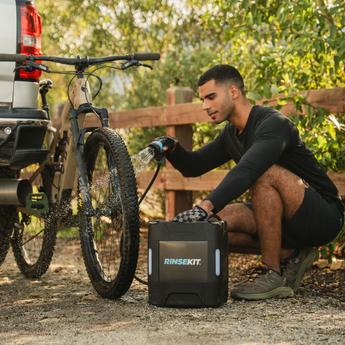 RinseKit® Portable Showers // Keep You & Your Gear Clean Anywhere