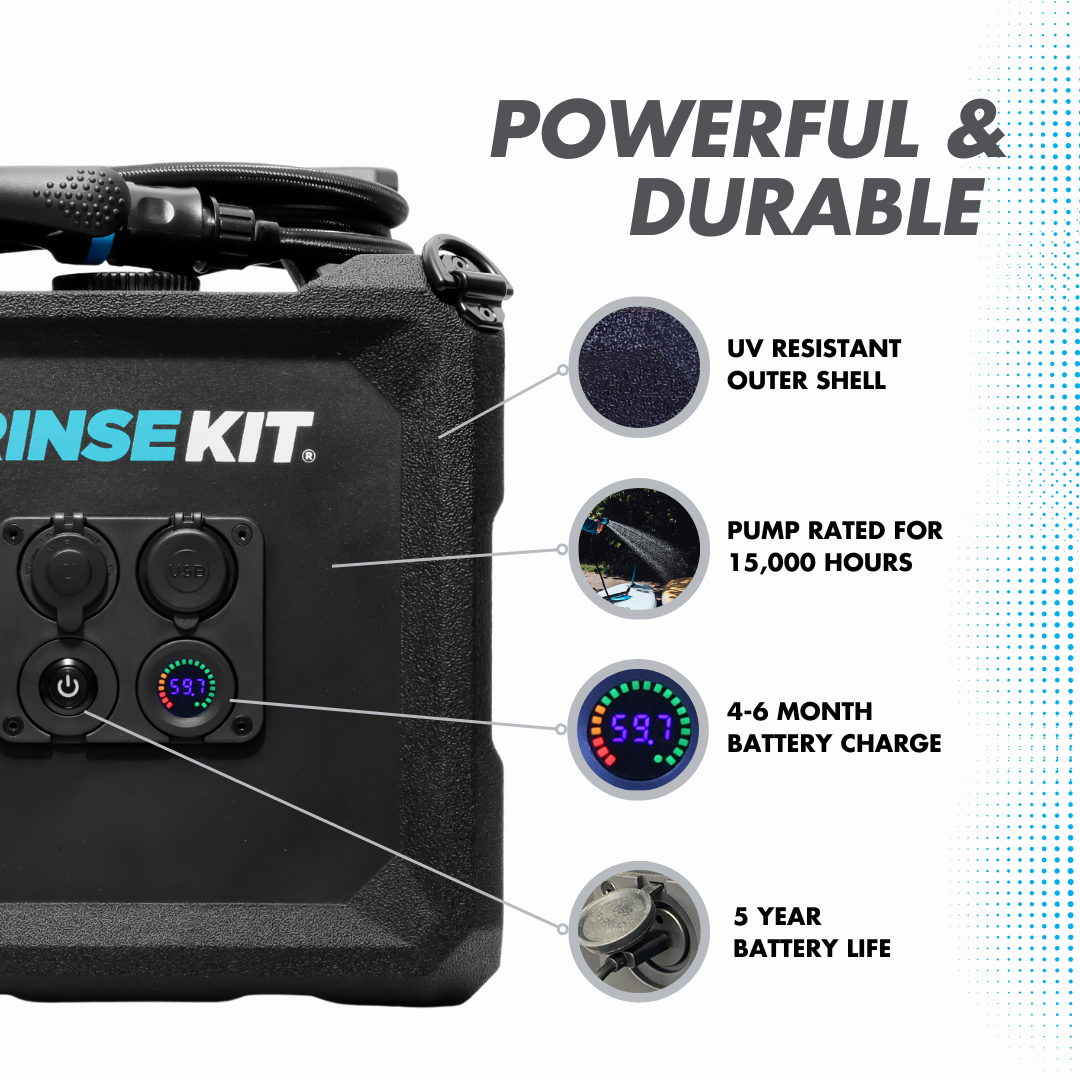4 Gallon RinseKit Cube Portable Shower